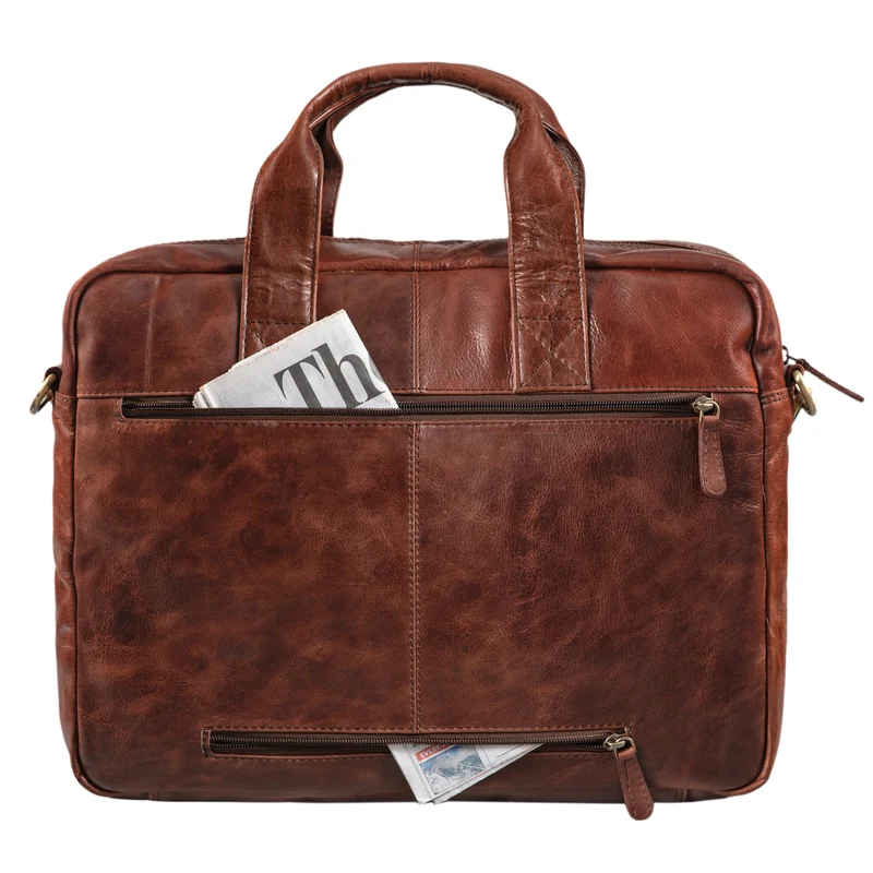 "Leandro" Ledertasche Herren Laptoptasche
