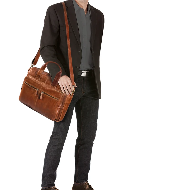 "Leandro" Ledertasche Herren Laptoptasche