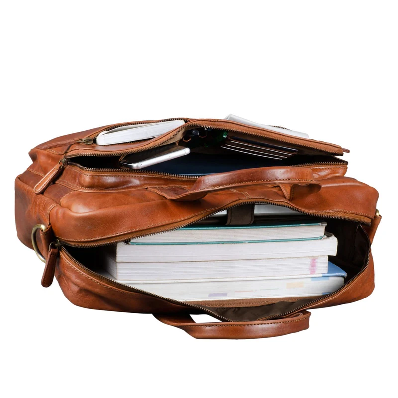 "Leandro" Ledertasche Herren Laptoptasche