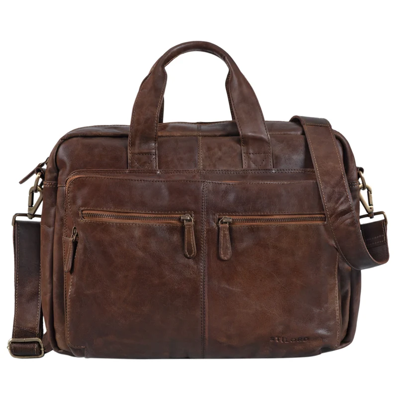 "Leandro" Ledertasche Herren Laptoptasche