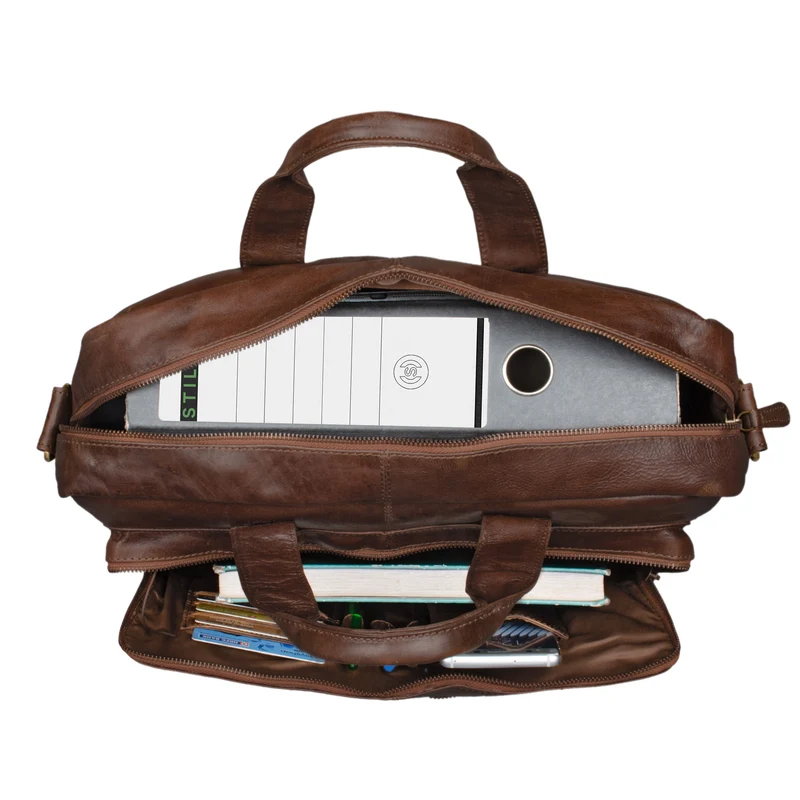 "Leandro" Ledertasche Herren Laptoptasche