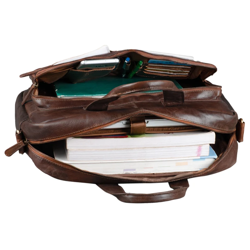 "Leandro" Ledertasche Herren Laptoptasche