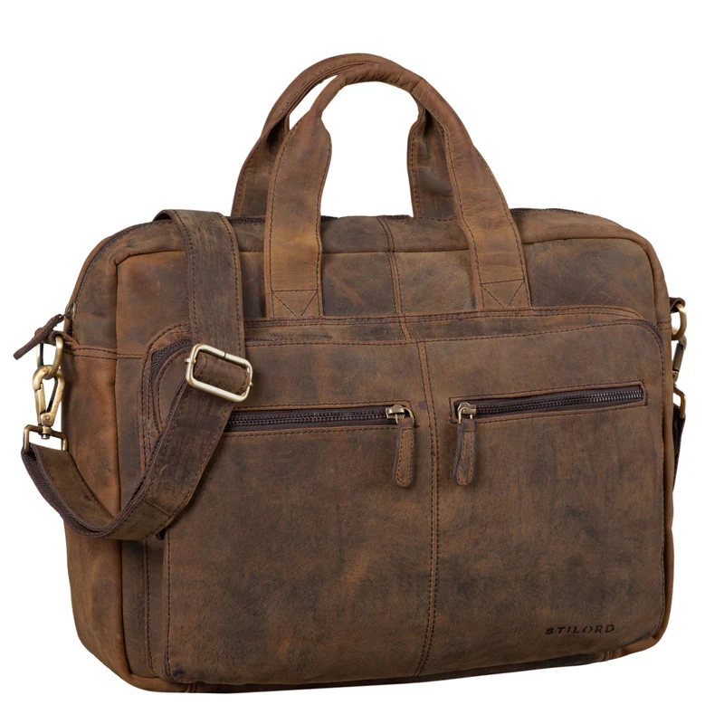 "Leandro" Ledertasche Herren Laptoptasche