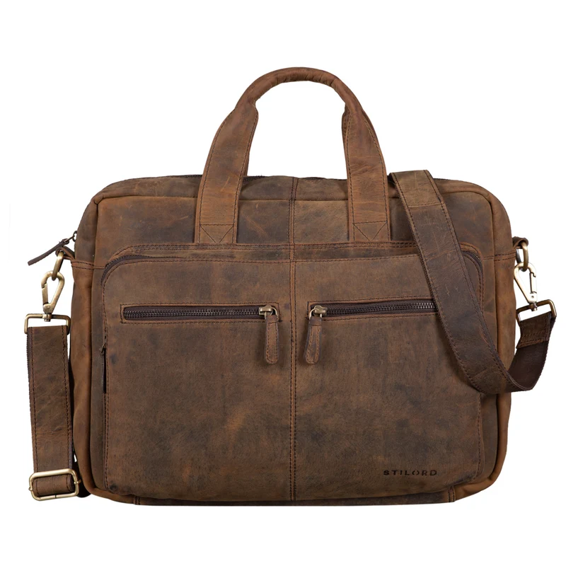 "Leandro" Ledertasche Herren Laptoptasche