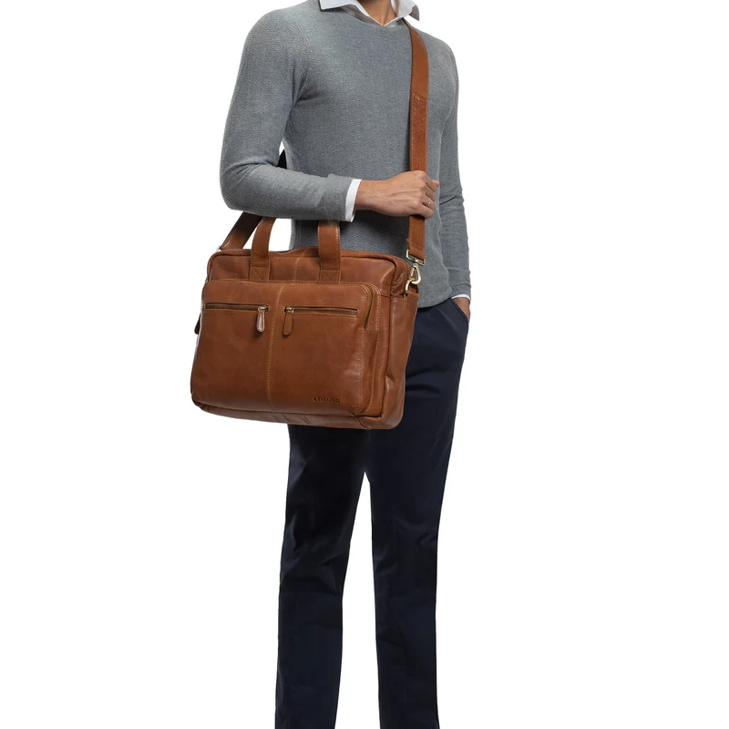 "Leandro" Ledertasche Herren Laptoptasche