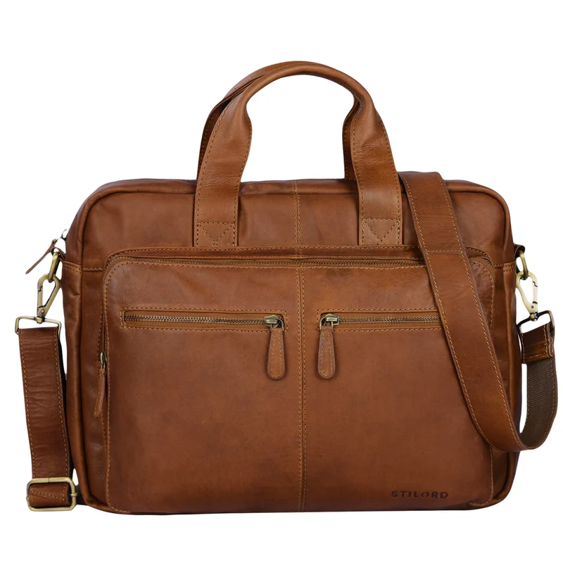 "Leandro" Ledertasche Herren Laptoptasche