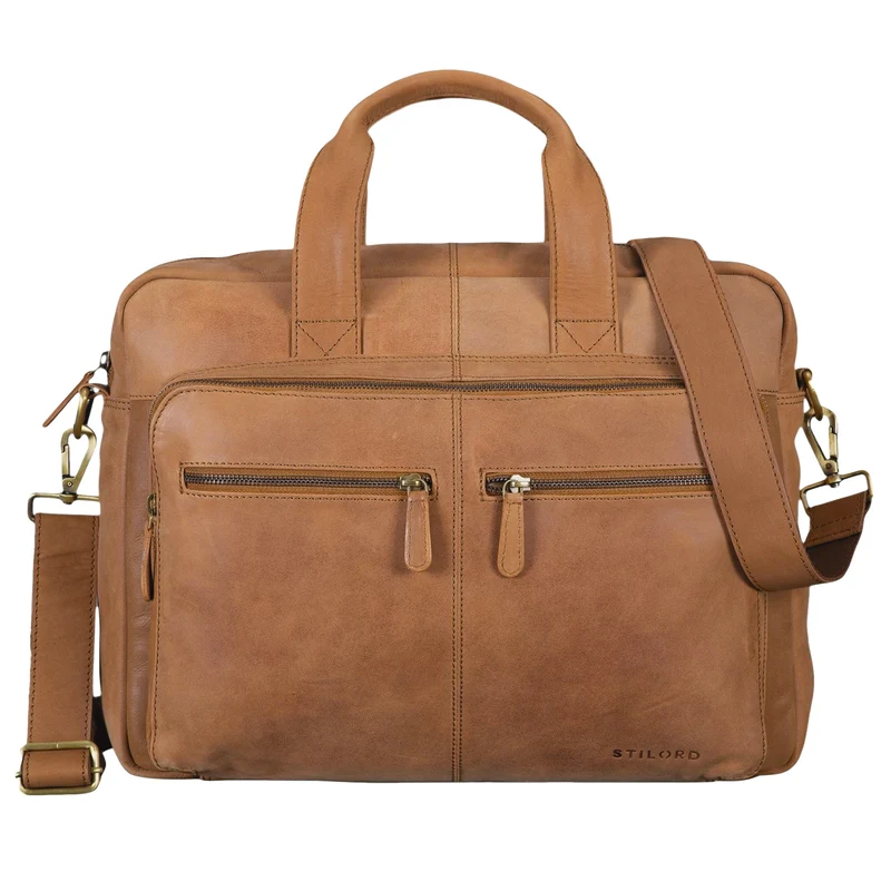 "Leandro" Ledertasche Herren Laptoptasche