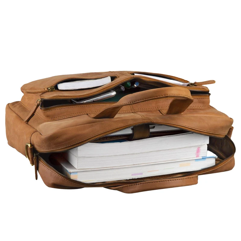 "Leandro" Ledertasche Herren Laptoptasche