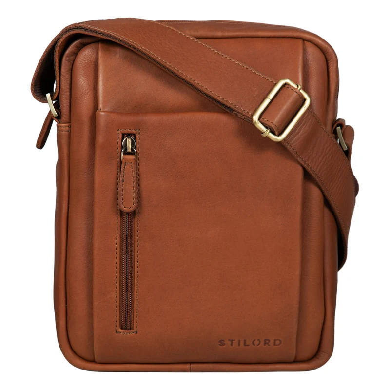 "Irving" Vintage Leder Tasche Klein