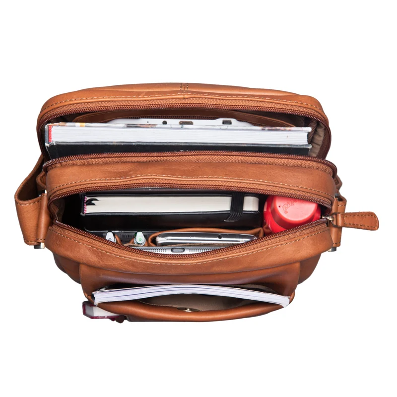 "Irving" Vintage Leder Tasche Klein