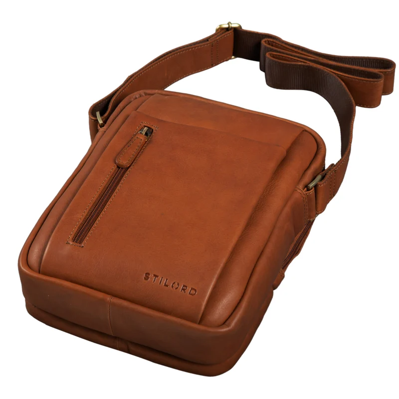 "Irving" Vintage Leder Tasche Klein