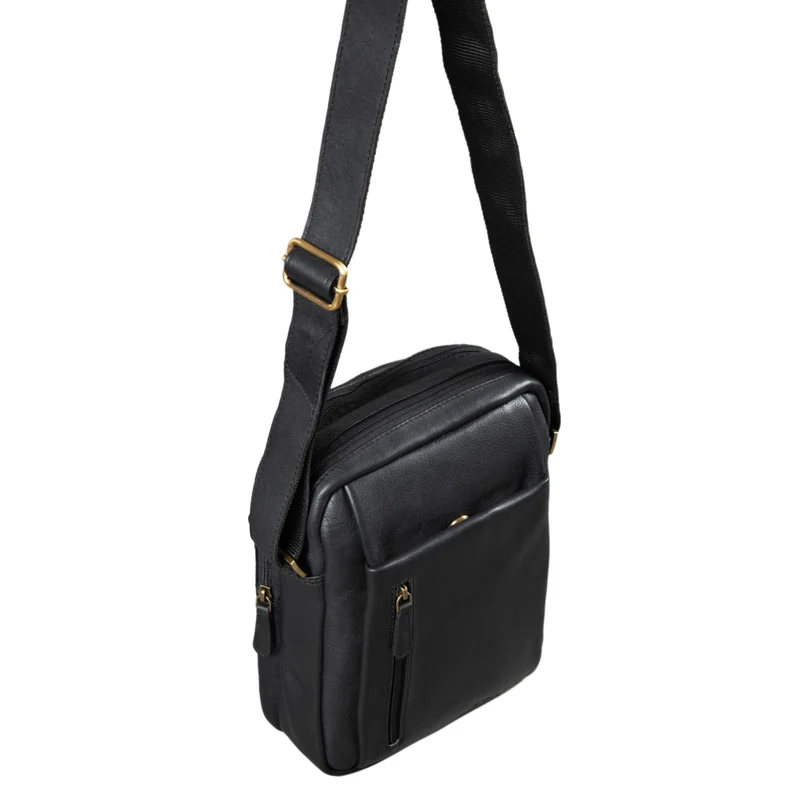 "Irving" Vintage Leder Tasche Klein
