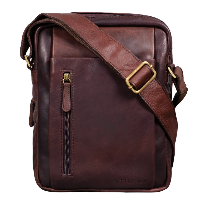 "Irving" Vintage Leder Tasche Klein