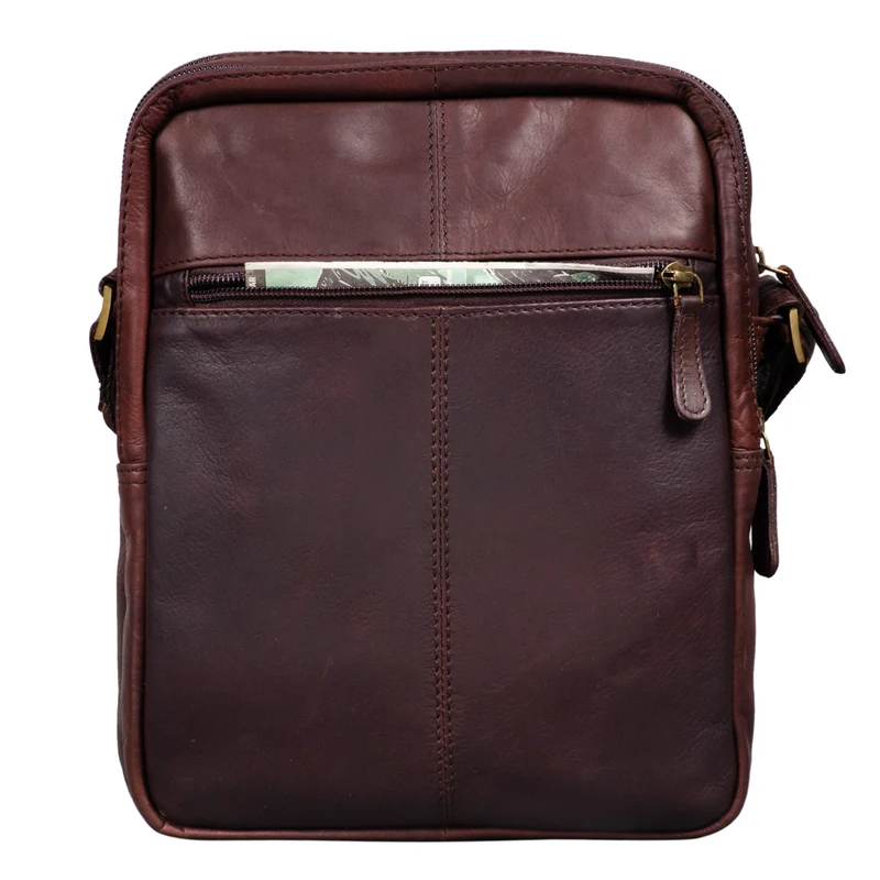 "Irving" Vintage Leder Tasche Klein