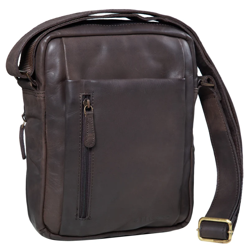 "Irving" Vintage Leder Tasche Klein