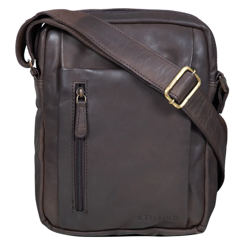 "Irving" Vintage Leder Tasche Klein