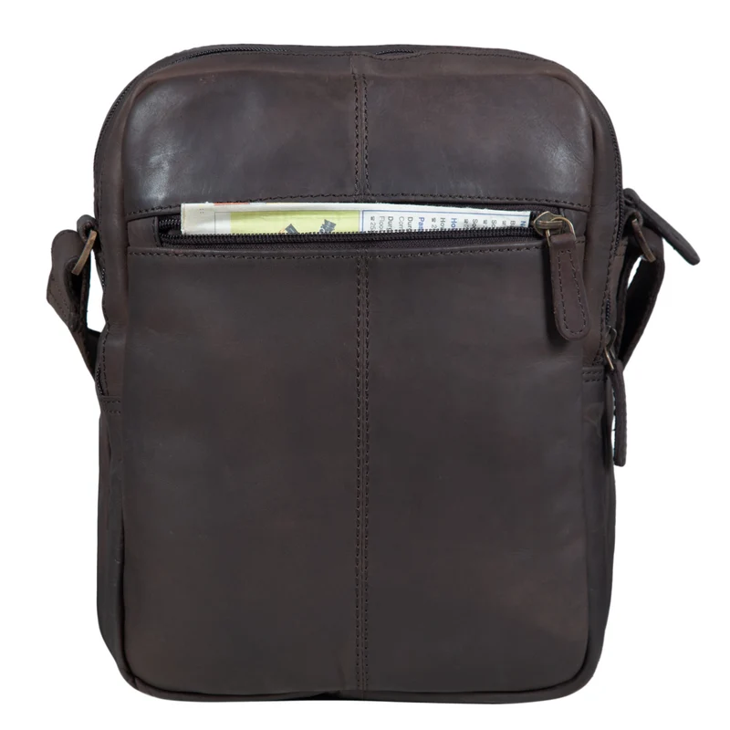 "Irving" Vintage Leder Tasche Klein