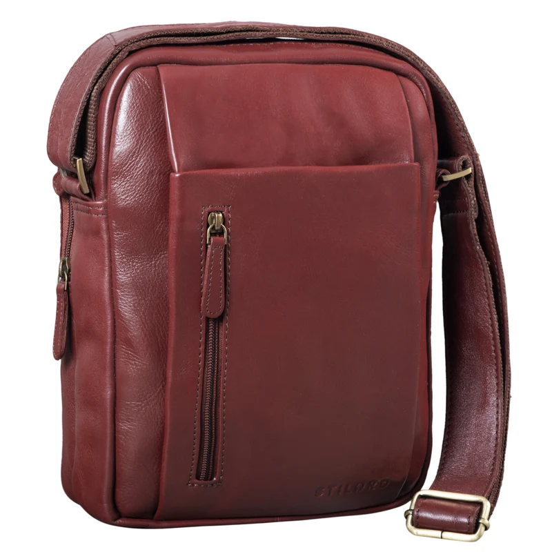 "Irving" Vintage Leder Tasche Klein