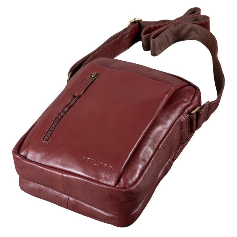 "Irving" Vintage Leder Tasche Klein