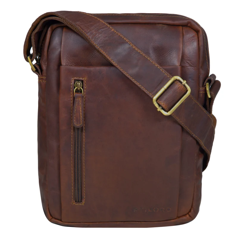 "Irving" Vintage Leder Tasche Klein