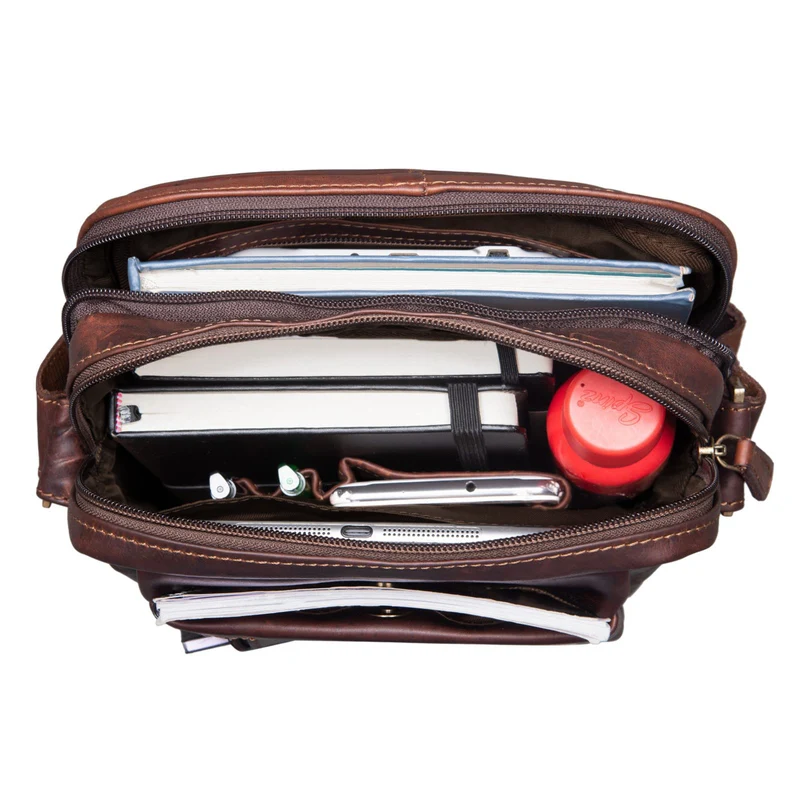 "Irving" Vintage Leder Tasche Klein
