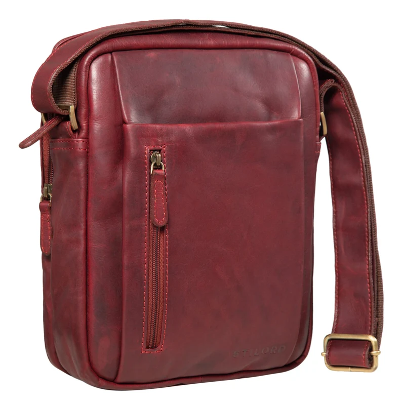 "Irving" Vintage Leder Tasche Klein