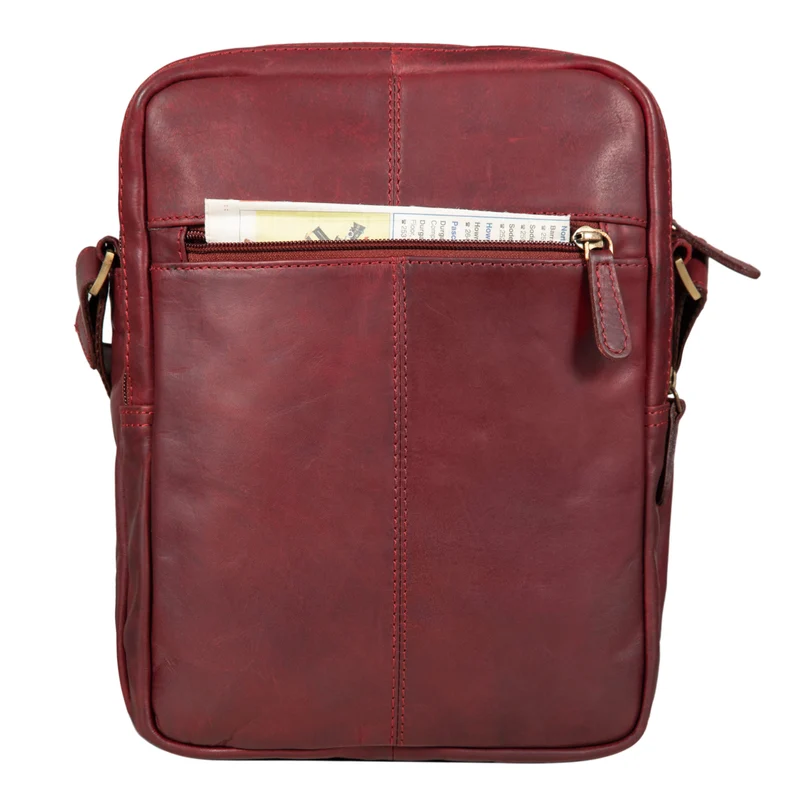 "Irving" Vintage Leder Tasche Klein