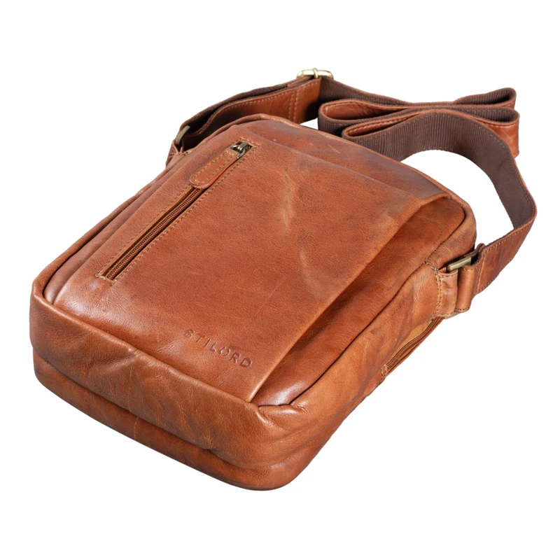 "Irving" Vintage Leder Tasche Klein