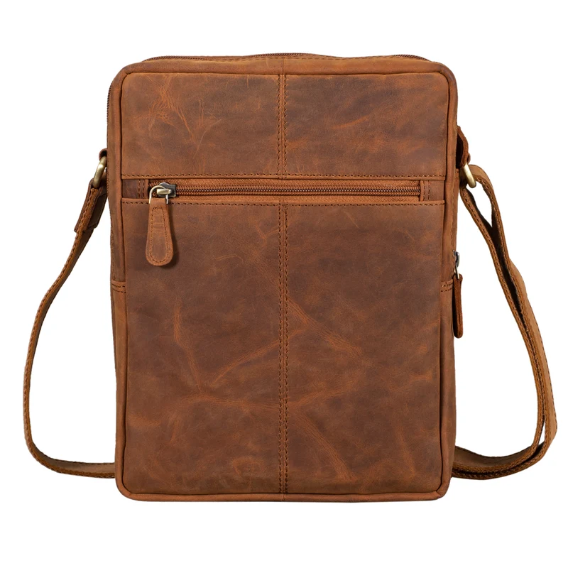 "Irving" Vintage Leder Tasche Klein