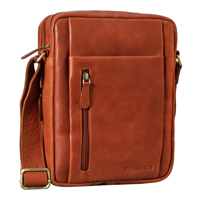 "Irving" Vintage Leder Tasche Klein