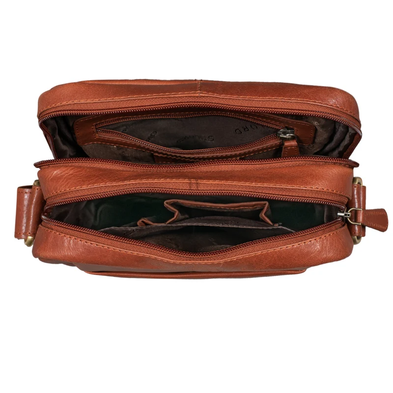 "Irving" Vintage Leder Tasche Klein