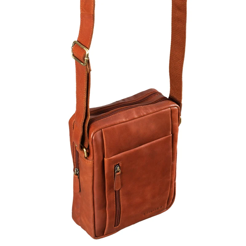 "Irving" Vintage Leder Tasche Klein