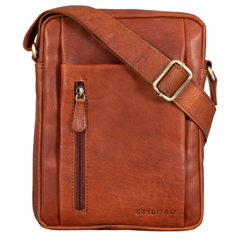 "Irving" Vintage Leder Tasche Klein