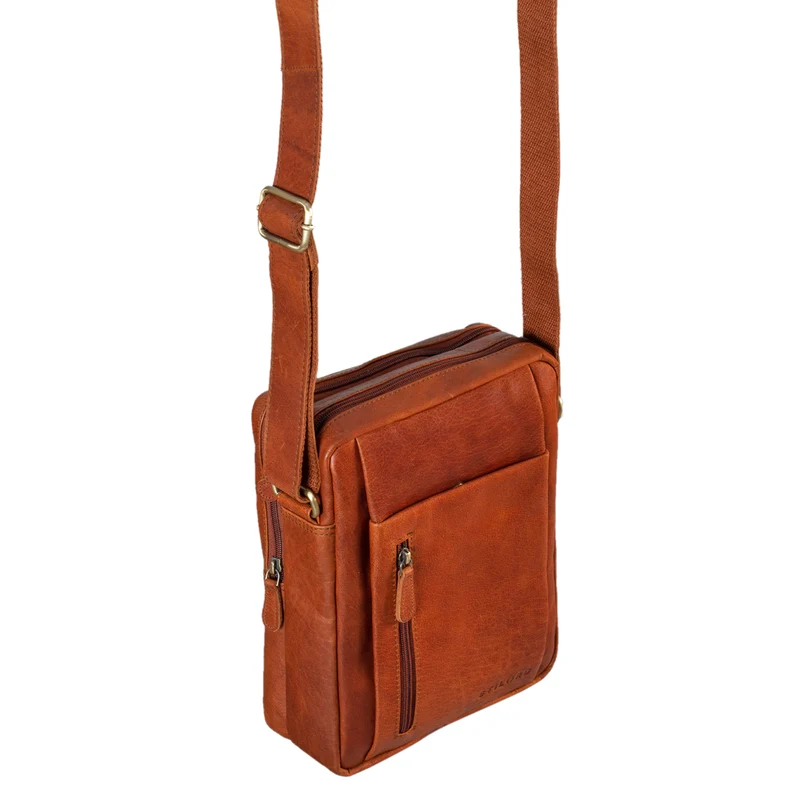 "Irving" Vintage Leder Tasche Klein