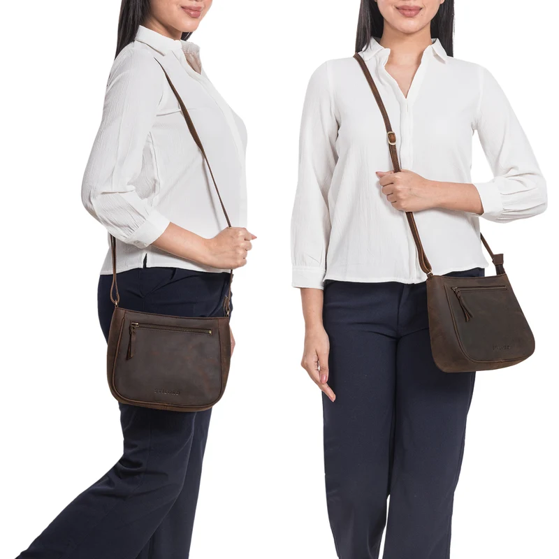 "Samira" Handtasche Leder Frauen zum Umhängen