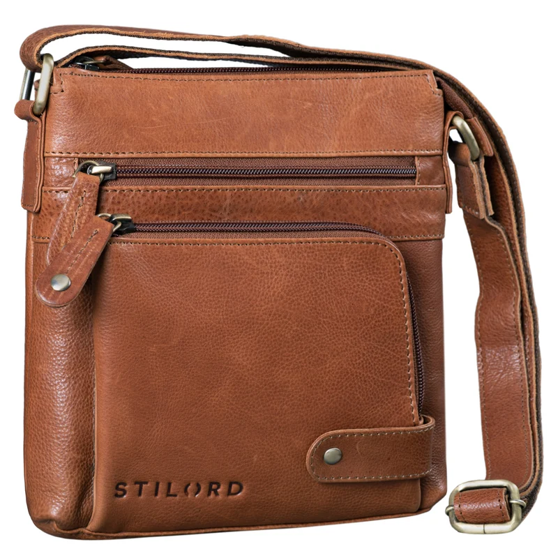 "Cameron" Kleine Leder Umhängetasche Vintage