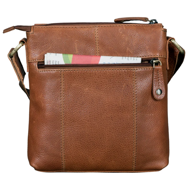 "Cameron" Kleine Leder Umhängetasche Vintage