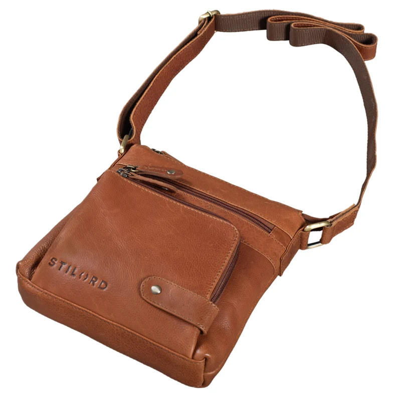 "Cameron" Kleine Leder Umhängetasche Vintage