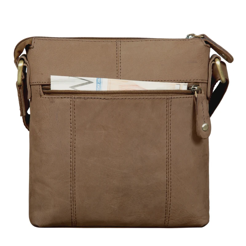 "Cameron" Kleine Leder Umhängetasche Vintage