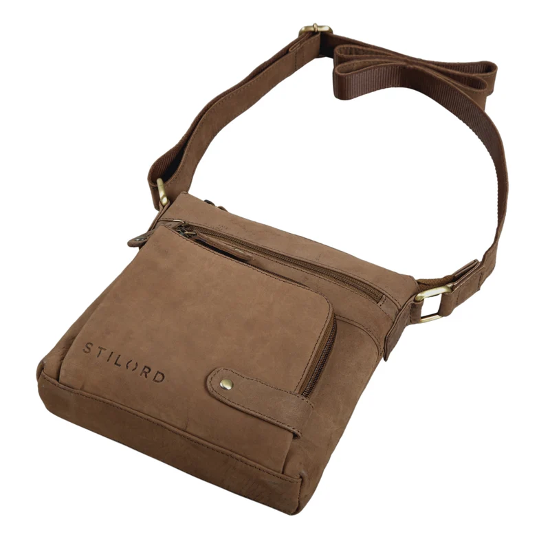 "Cameron" Kleine Leder Umhängetasche Vintage