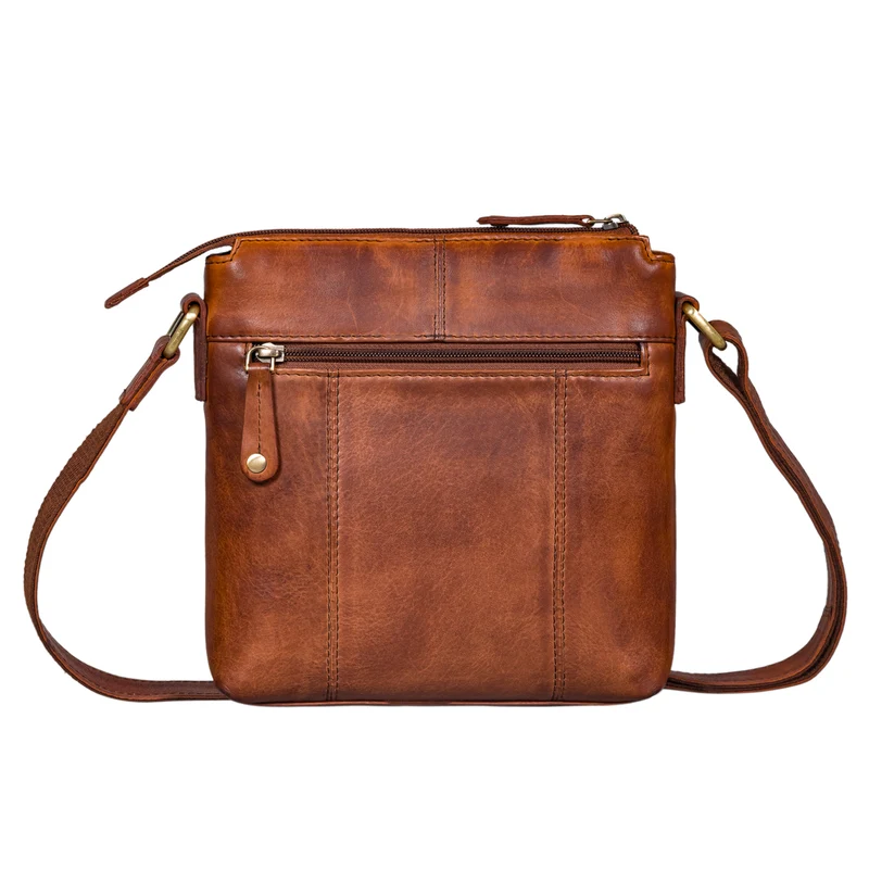 "Cameron" Kleine Leder Umhängetasche Vintage