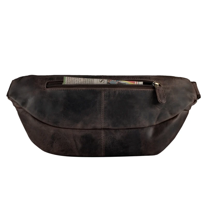 "Bryce" Bauchtasche Leder Gürteltasche Vintage