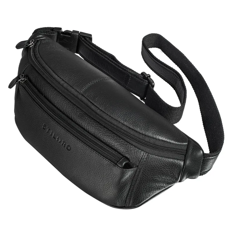 "Bryce" Bauchtasche Leder Gürteltasche Vintage