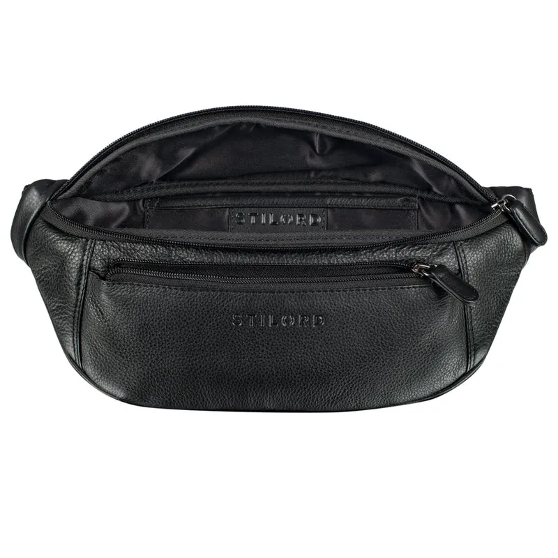 "Bryce" Bauchtasche Leder Gürteltasche Vintage