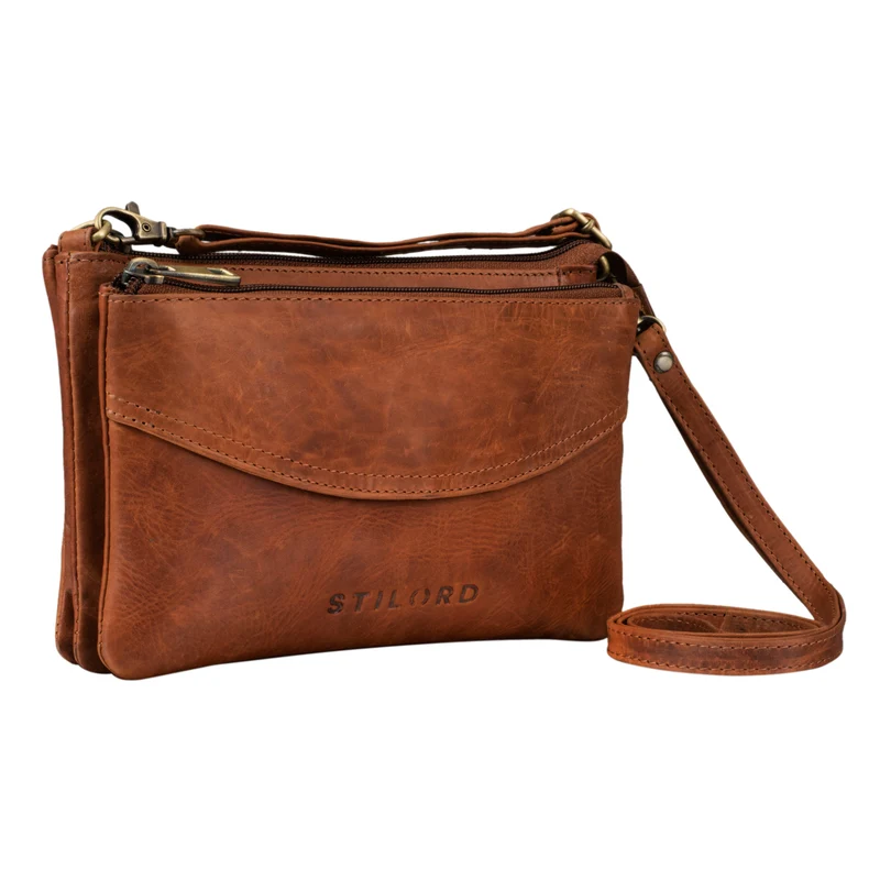 "Merle" 3-in-1 Umhängetasche Handtasche Leder