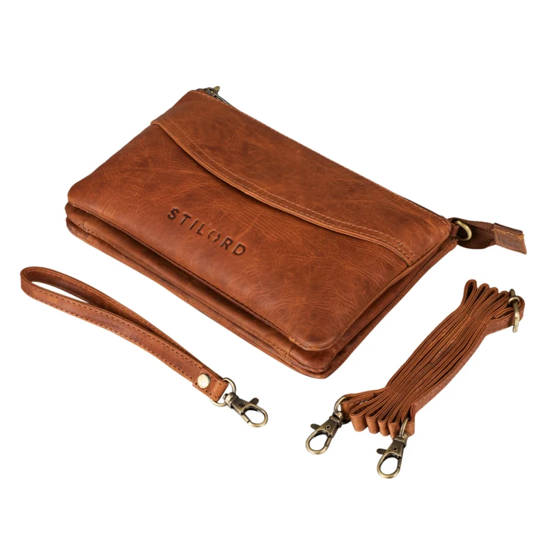 "Merle" 3-in-1 Umhängetasche Handtasche Leder