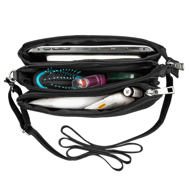 "Merle" 3-in-1 Umhängetasche Handtasche Leder