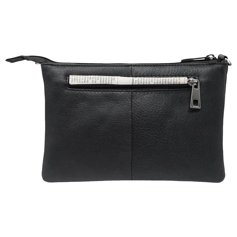 "Merle" 3-in-1 Umhängetasche Handtasche Leder