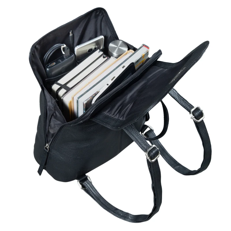 "Victoria II" Lederrucksack Damen Vintage