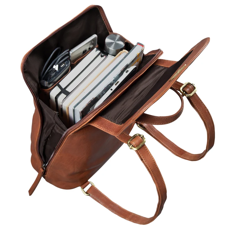 "Victoria II" Lederrucksack Damen Vintage